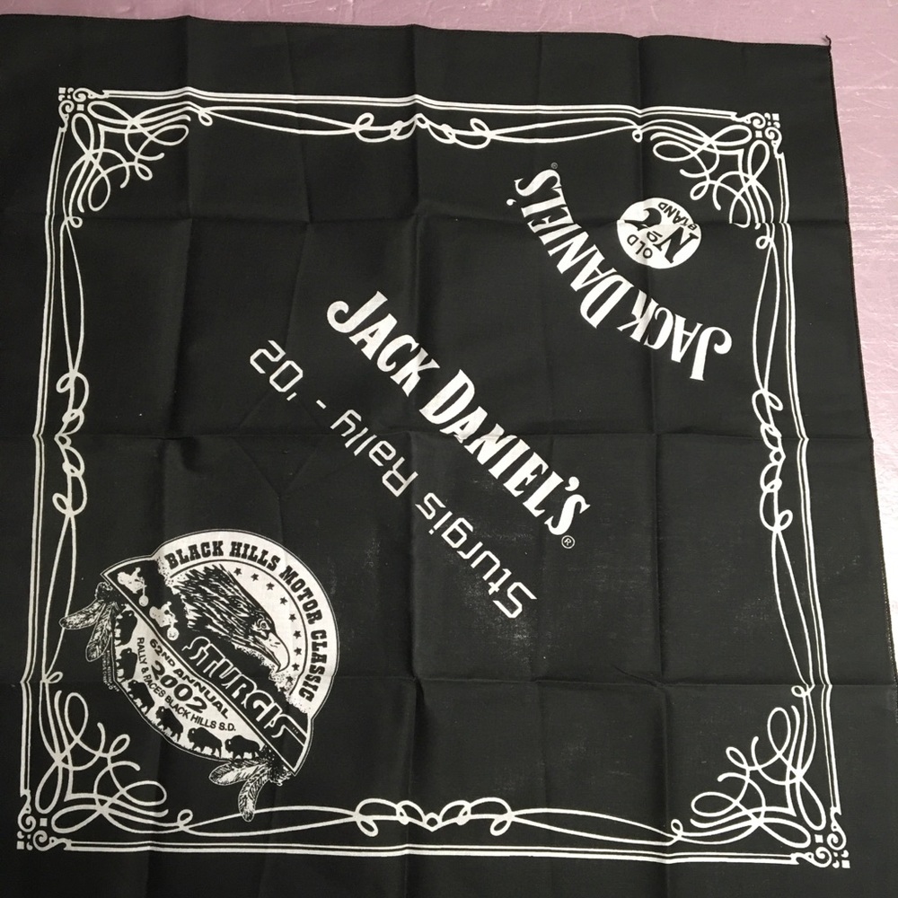 Jack Daniel's Black Bandana Scarf